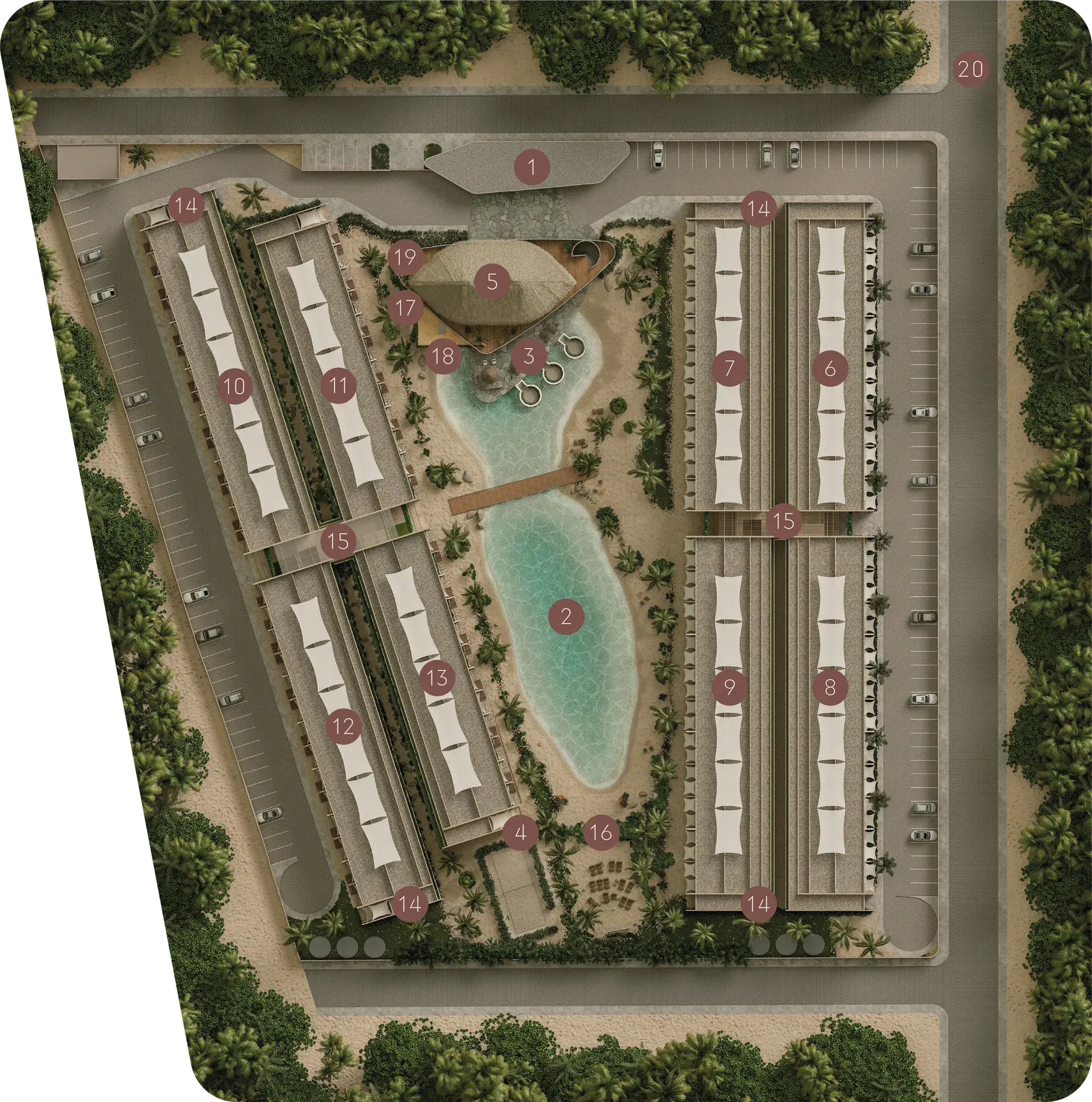 Mapa do empreendimento